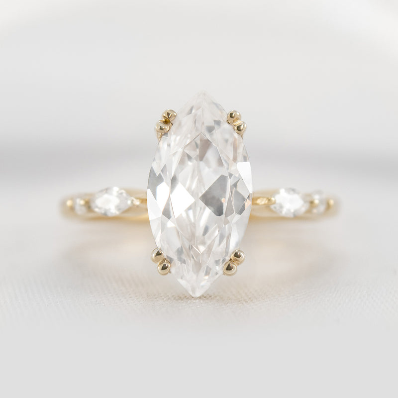 Shown in 4.0 carat * The Sage Double Prong Diamond Engagement Ring