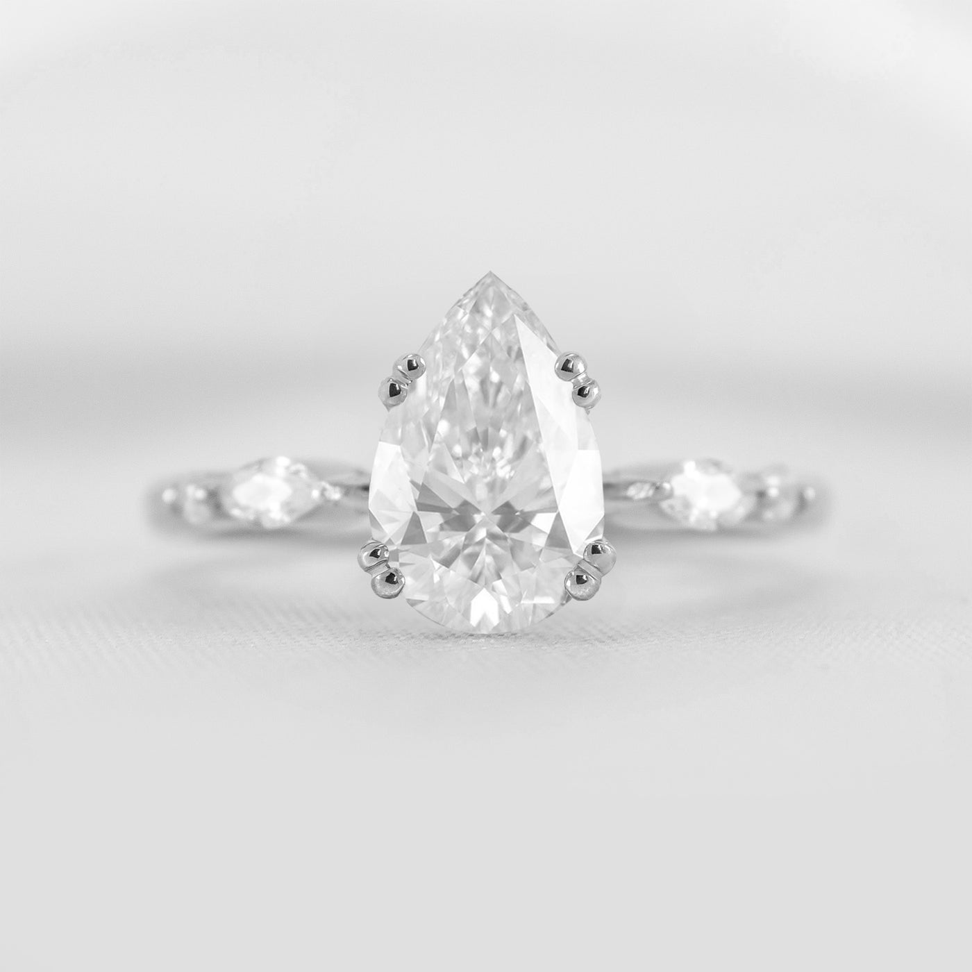 Shown in 2.25 carat * The Sage Double Prong Diamond Engagement Ring#color_14k-white-gold