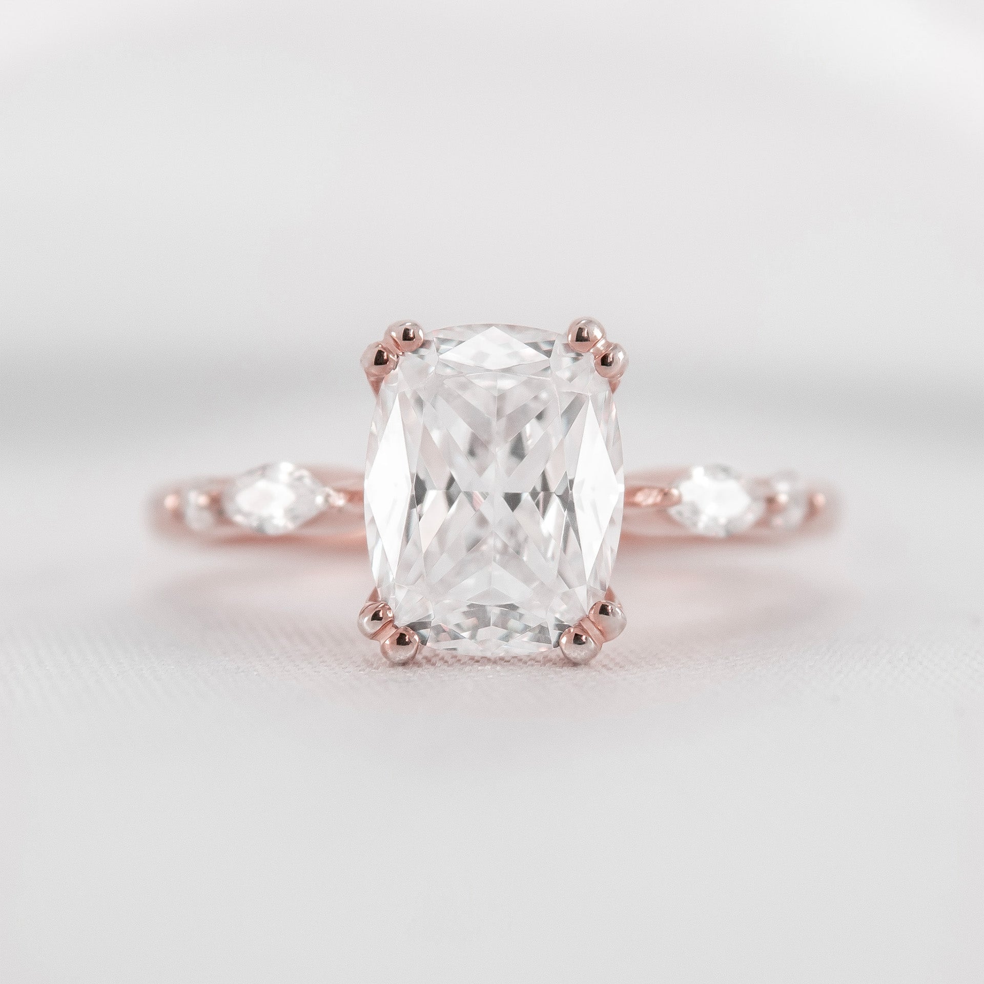 Shown in 2.0 carat * The Sage Double Prong Diamond Engagement Ring#color_14k-rose-gold