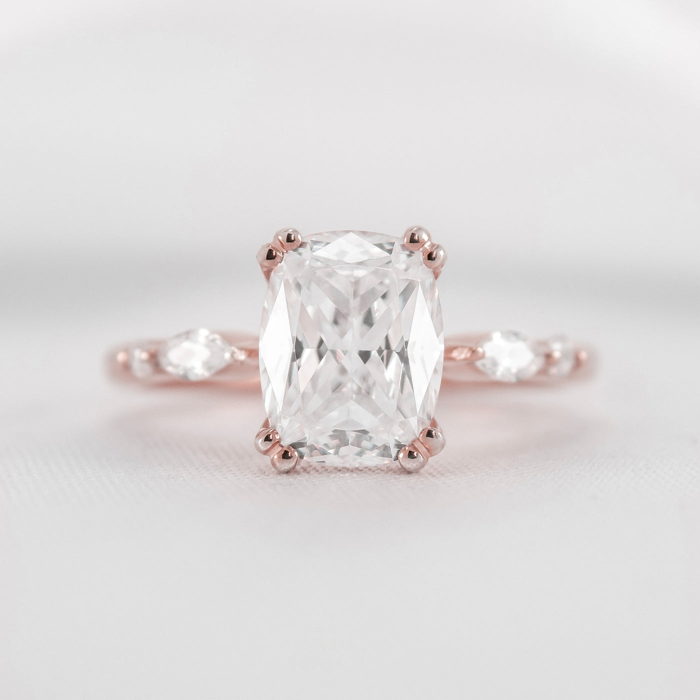 Shown in 2.0 carat * The Sage Double Prong Diamond Engagement Ring#color_14k-rose-gold