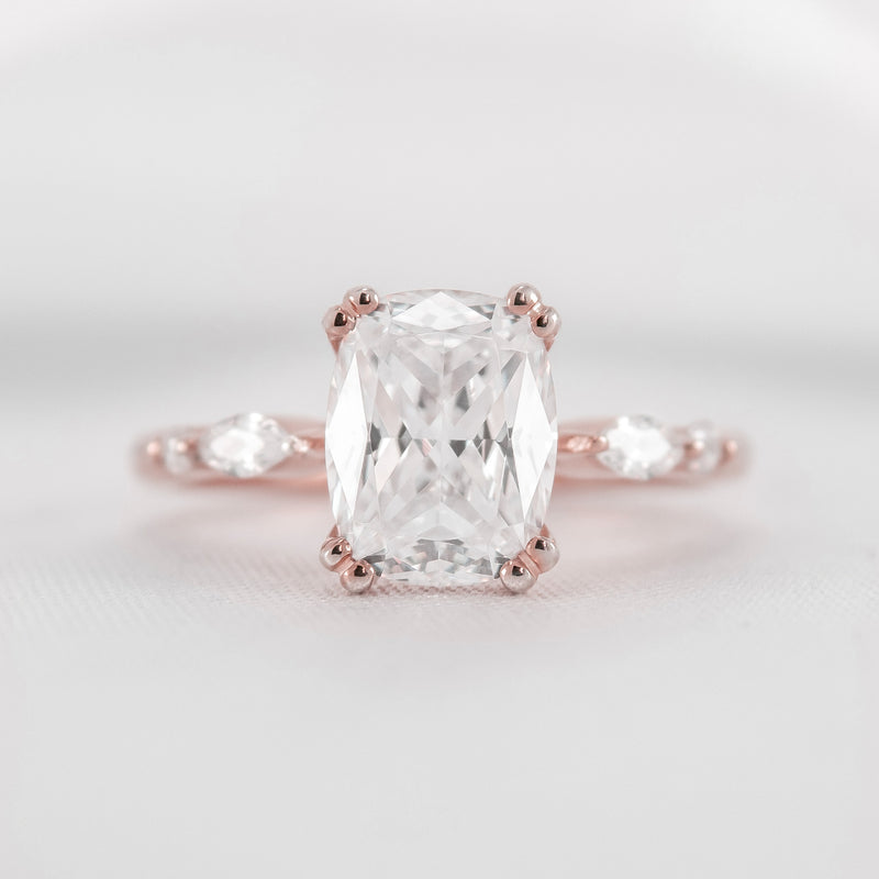 Shown in 2.0 carat * The Sage Double Prong Diamond Engagement Ring