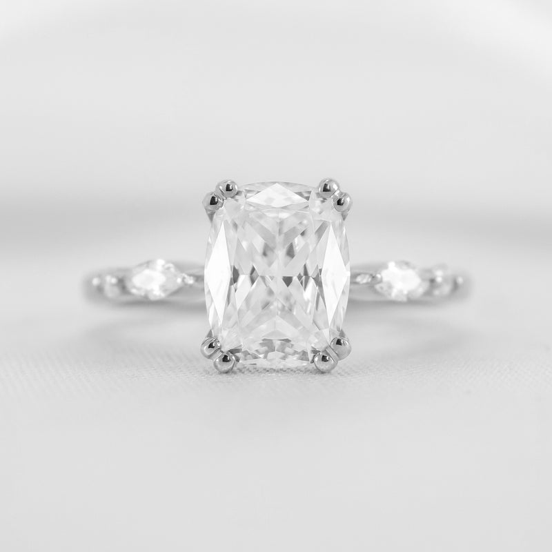 Shown in 2.0 carat * The Sage Double Prong Diamond Engagement Ring