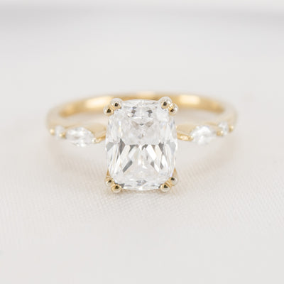 Shown in 2.0 carat * The Sage Double Prong Diamond Engagement Ring#color_14k-yellow-gold