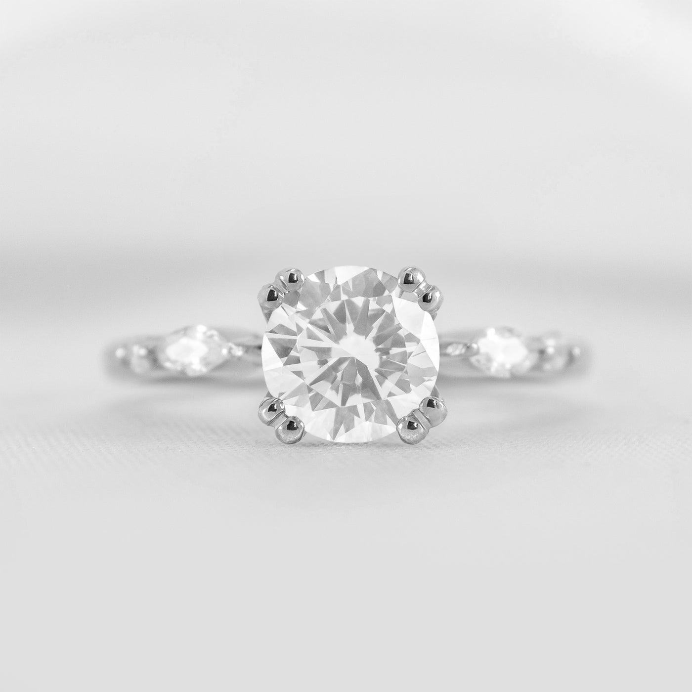 Shown in 1.5 carat * The Sage Double Prong Diamond Engagement Ring#color_platinum