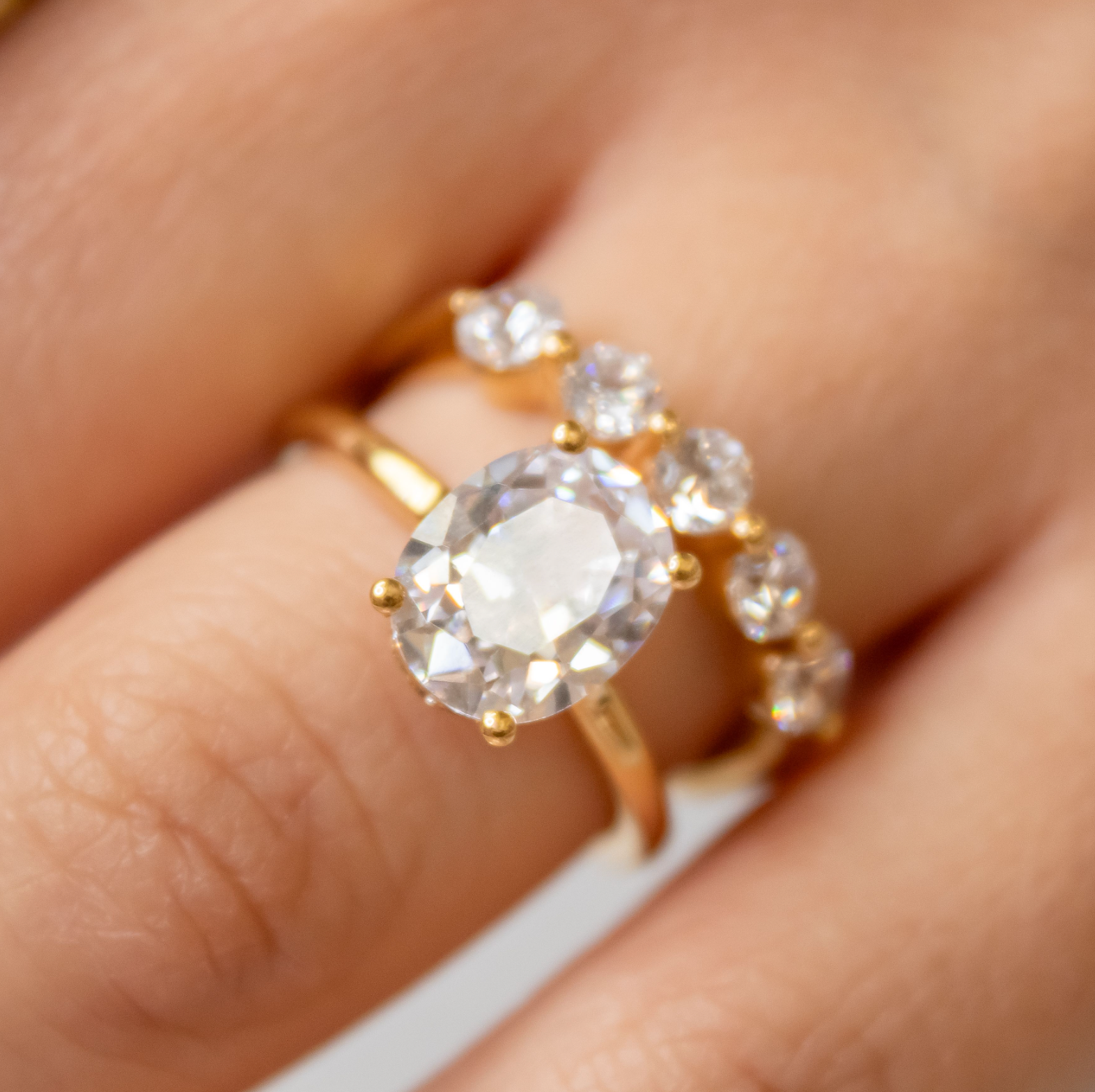 The Olivia Diamond Solitaire Ring