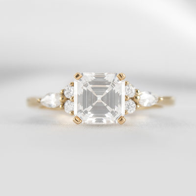 Shown in 1.5 Carat * The Sophia Marquise Accented Diamond Engagement Ring | Lisa Robin#color_14k-yellow-gold