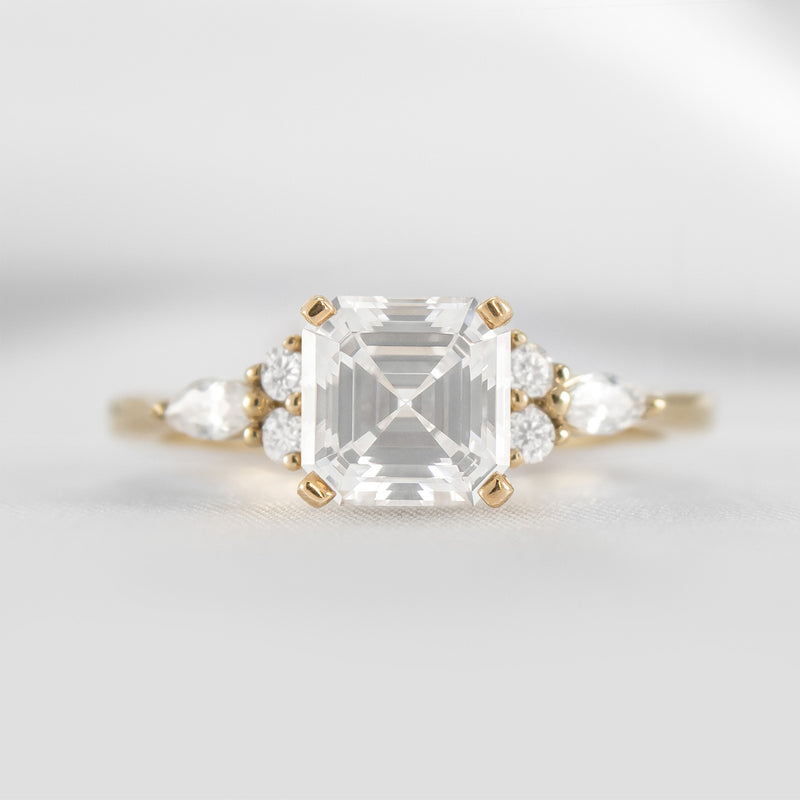 Shown in 1.5 Carat * The Sophia Marquise Accented Diamond Engagement Ring | Lisa Robin