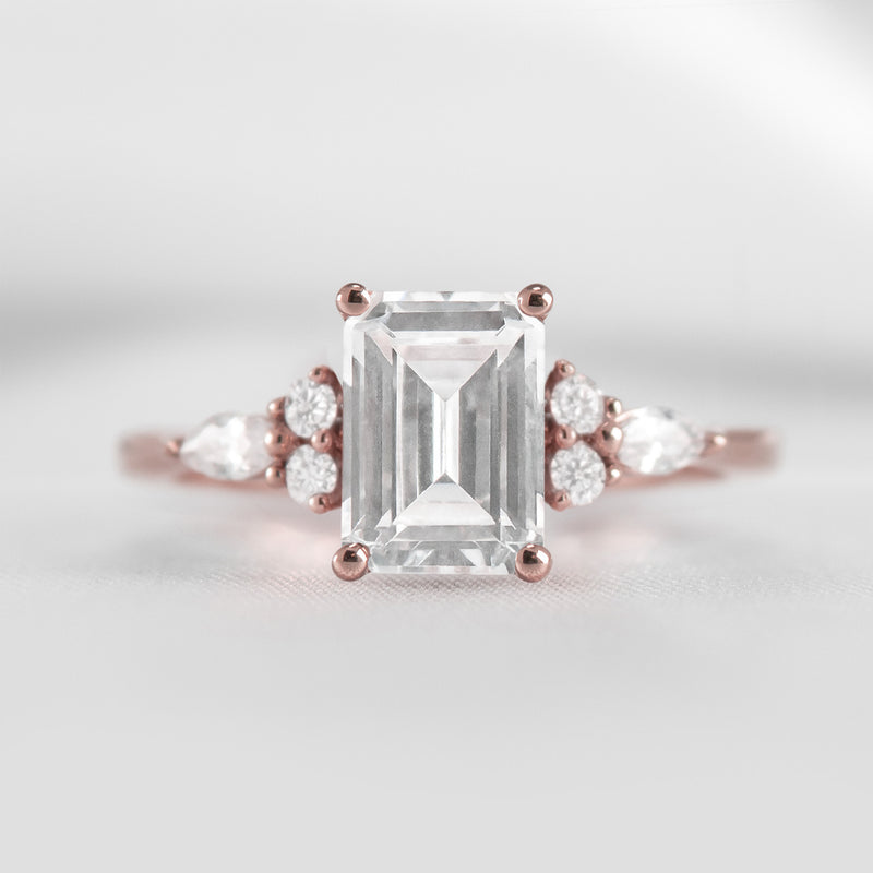 Shown in 1.75 Carat * The Sophia Marquise Accented Diamond Engagement Ring | Lisa Robin