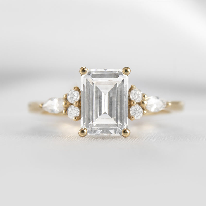 Shown in 1.75 Carat * The Sophia Marquise Accented Diamond Engagement Ring | Lisa Robin