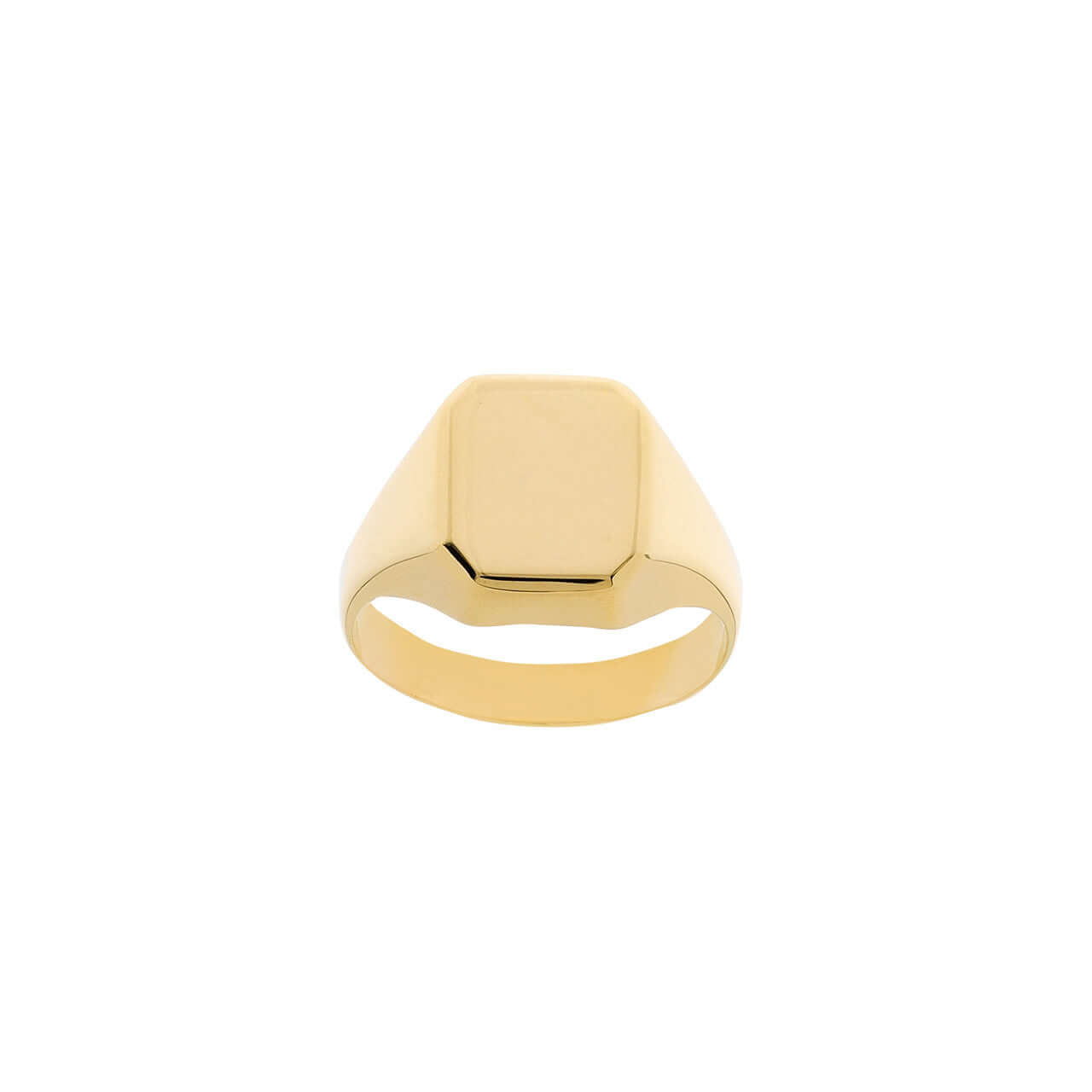 Engravable Gold Signet Ring | Lisa Robin