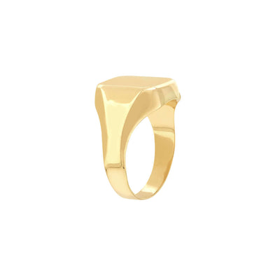 Engravable Gold Signet Ring | Lisa Robin