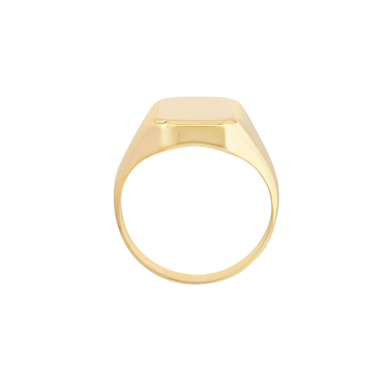 Engravable Gold Signet Ring | Lisa Robin