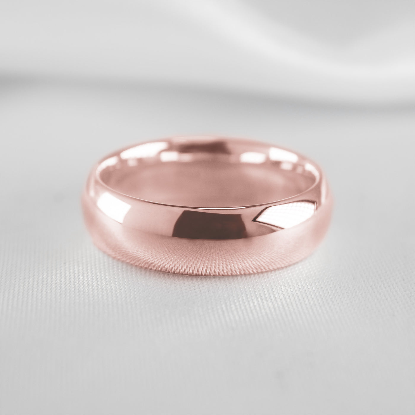 The Tanner Wedding Ring 10mm | Lisa Robin#color_14k-rose-gold