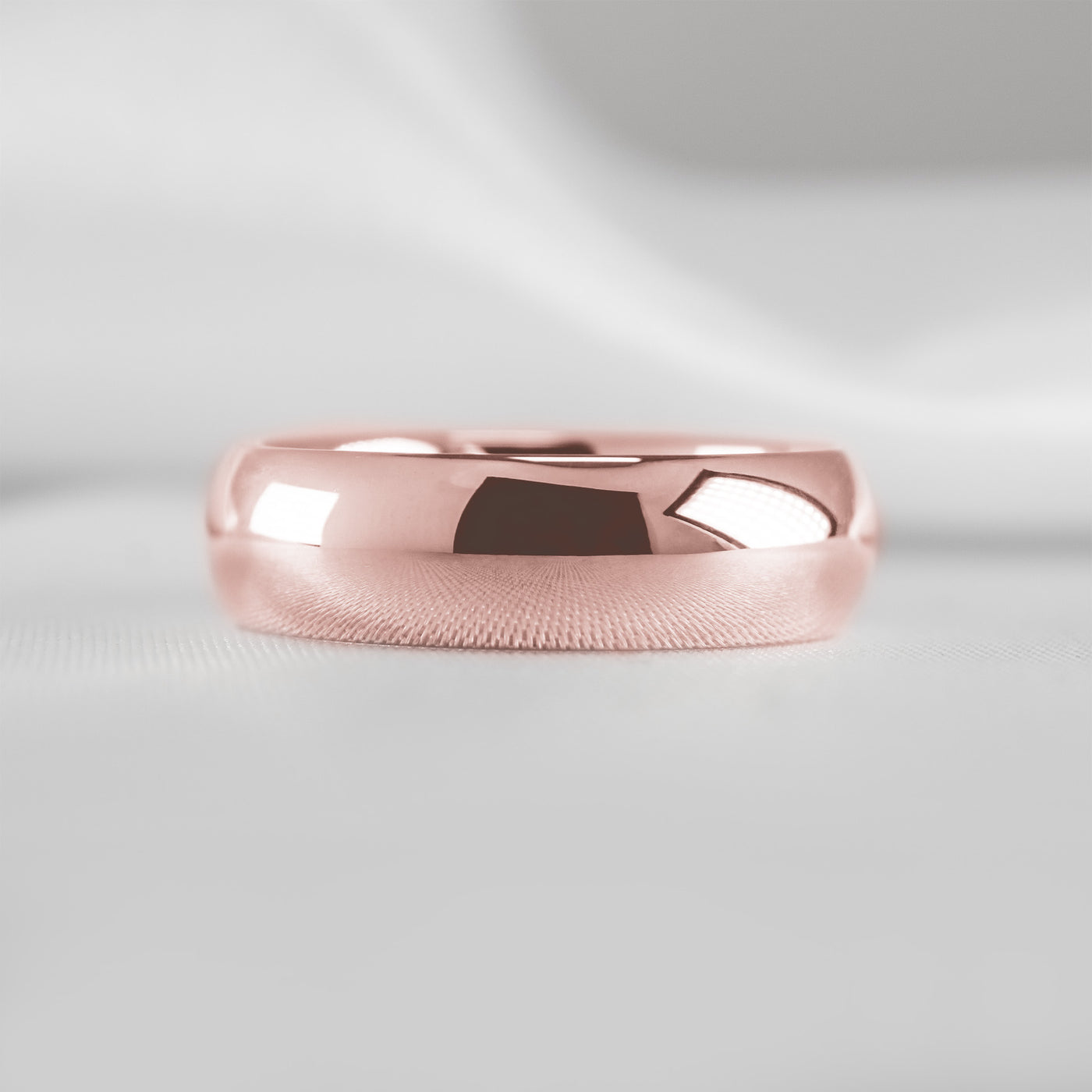 The Tanner Wedding Ring 10mm | Lisa Robin#color_18k-rose-gold