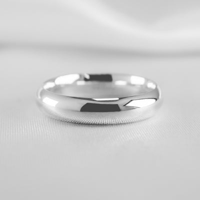 The Tanner Wedding Ring 6mm | Lisa Robin#color_18k-white-gold