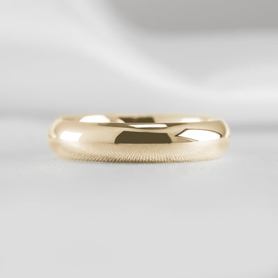 The Tanner Wedding Ring 6mm | Lisa Robin#color_14k-yellow-gold