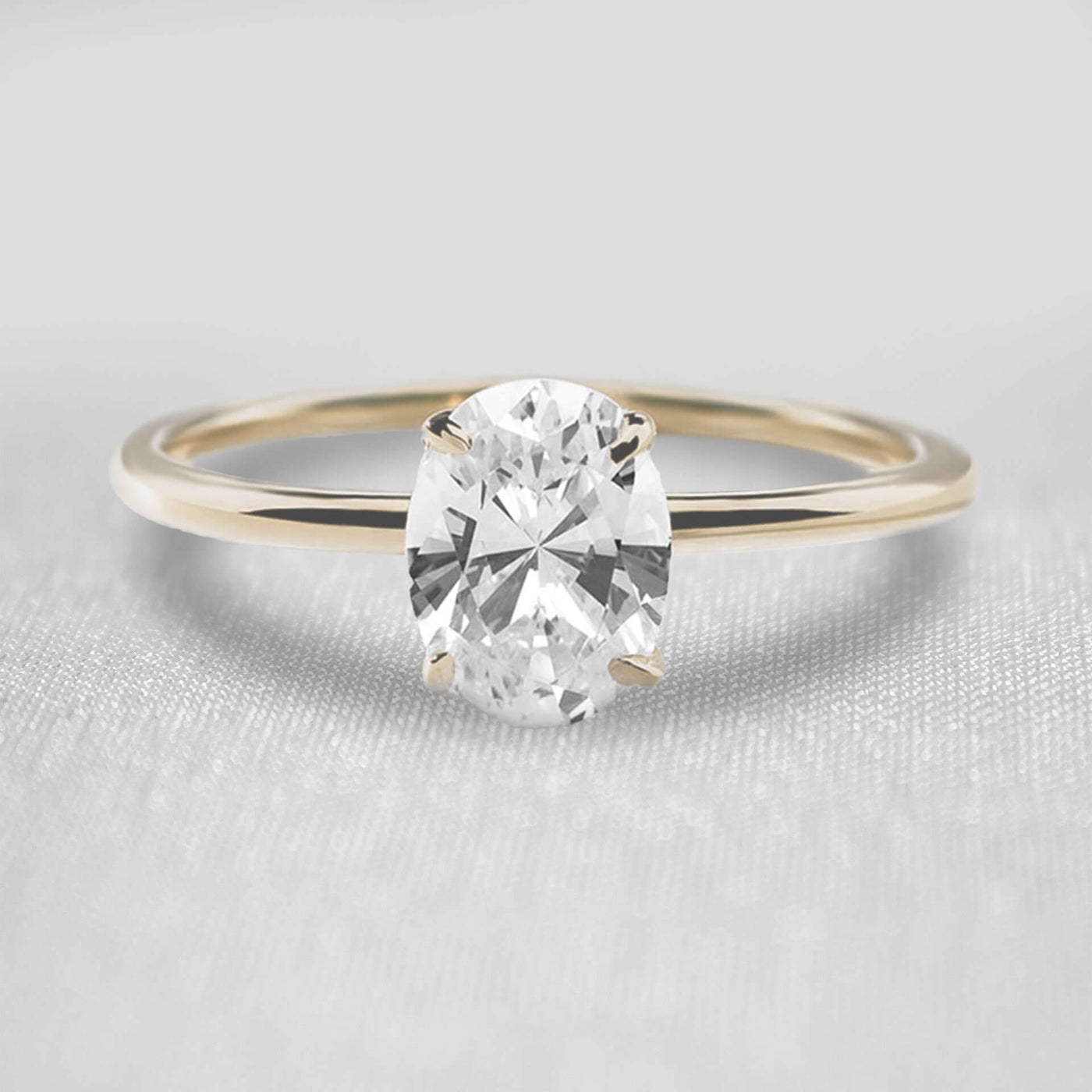 The Olivia Diamond Solitaire Ring - Lisa Robin