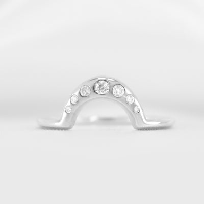 Valentina Curved Diamond Wedding Ring