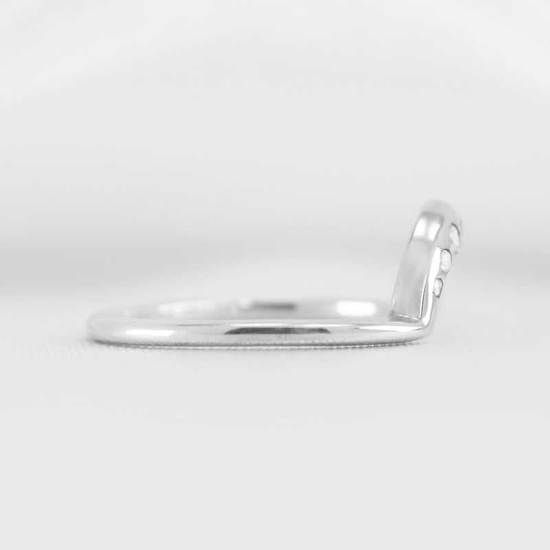 Valentina Curved Diamond Wedding Ring