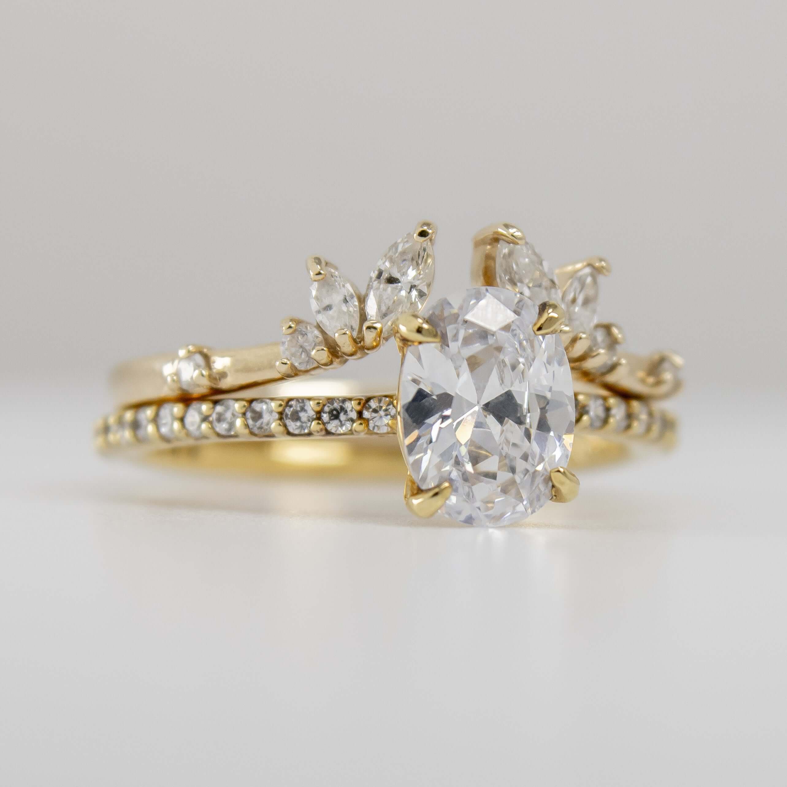 The Vivienne Diamond Pavé Engagement Ring