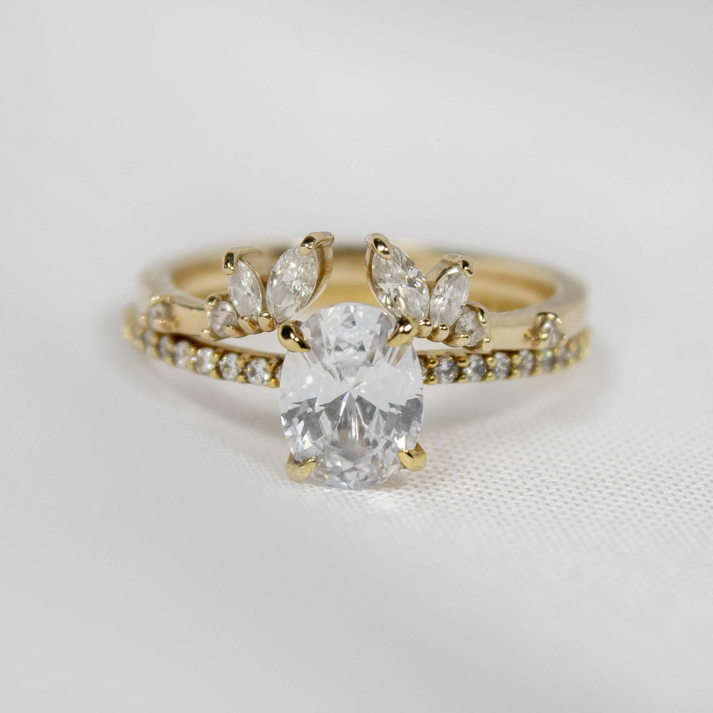 The Claire Marquise Diamond Open Wedding Ring - Lisa Robin