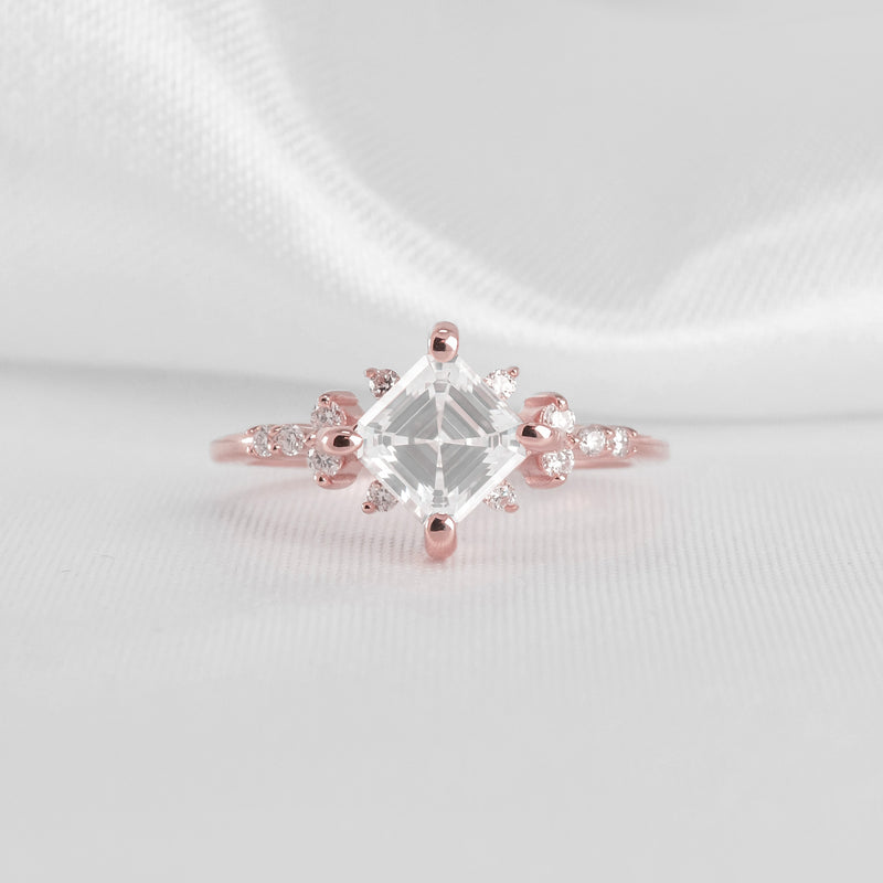 The Zakari Starlight Princess Diamond Engagement Ring