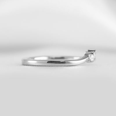 The Zoey Contoured Diamond Band