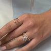 The Attish Diamond Engagement Ring with The Tara Wedding Ring | Lisa Robin
