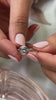 The Nova Bezel Engagement Ring with the Ellen Diamond Wedding Ring | Lisa Robin