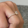 The Cameron Hidden Halo with Pave' Diamond Engagement Ring | Lisa Robin