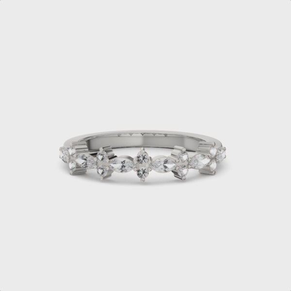 The Tara Marquise Diamond Wedding Ring | Lisa Robin