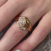 Kallely engagement ring with Kiran wedding ring | Lisa Robin