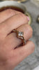 Oakley .091 carat Diamond twist engagement ring / Lisa Robin