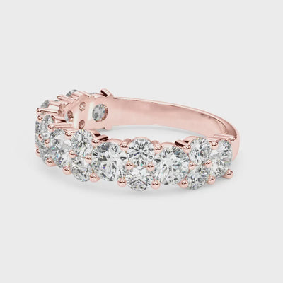 The Channing Diamond Wedding Ring | Lisa Robin#color_14k-rose-gold