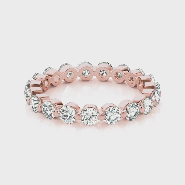 The Tristan Floating Diamond Eternity Ring | Lisa Robin