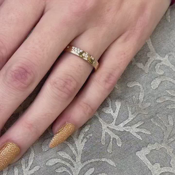 The Jordan Narrow Scatter Diamond Ring