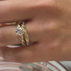 Amelia Diamond Twist Engagement Ring and Maria Twist Wedding Ring | Lisa Robin