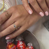 Amelia Round Diamond Twist Engagement Ring | Lisa Robin