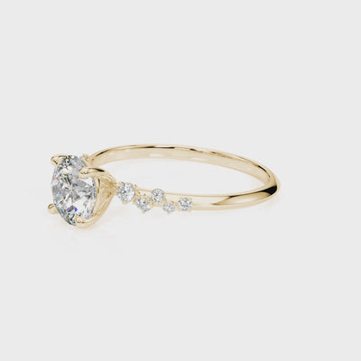 Shown in 1.5 carat * The Polaris Diamond Engagement Ring | Lisa Robin#shape_round