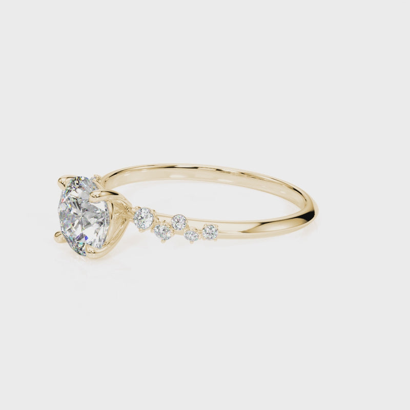 Shown in 1.5 carat * The Polaris Diamond Engagement Ring | Lisa Robin