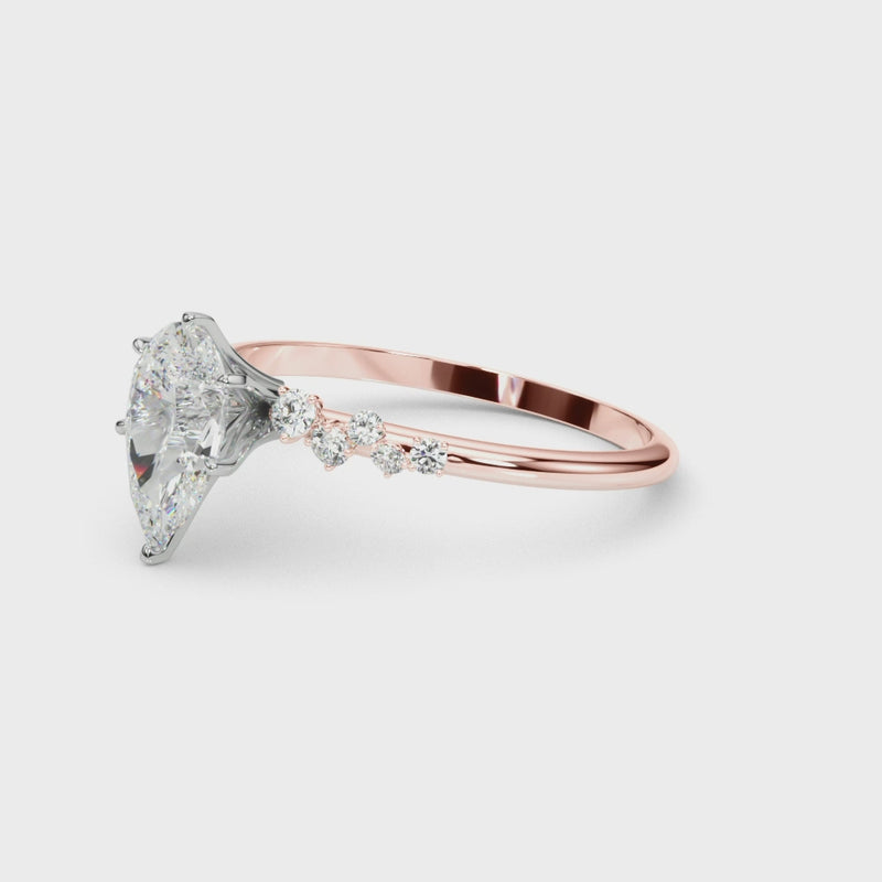 Shown in 1.5 carat * The Polaris Diamond Engagement Ring | Lisa Robin