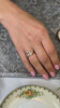 HALEE DIAMOND CHEVRON WEDDING RING with ZOEY CONTOURED DIAMOND BAND with CHLOE DIAMOND CLUSTER ENGAGEMENT RING / Lisa Robin