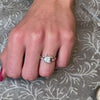 The Sage Asscher Diamond Engagement Ring  with Claire Wedding Ring| Lisa Robin