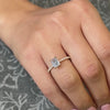 Cameron Emerald Cut Hidden Halo Engagement Ring | Lisa Robin