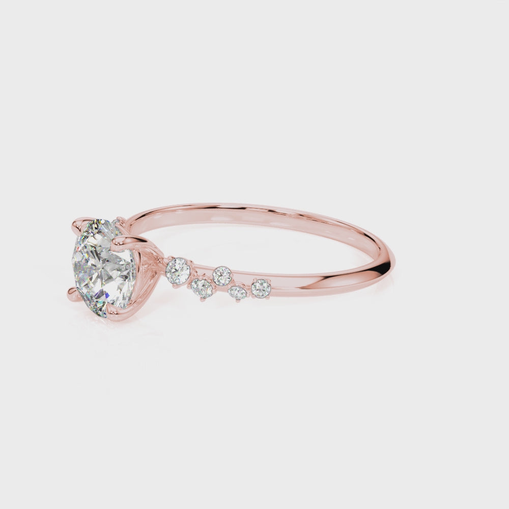 Shown in 1.5 carat * The Polaris Diamond Engagement Ring | Lisa Robin#shape_round