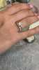 Teagan five stone diamond wedding ring with portia round distance diamond engagement ring / Lisa Robin