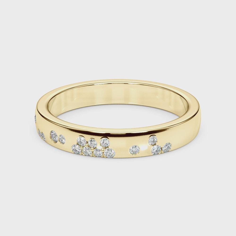 The Jordan Scatter Diamond Narrow Ring | Lisa Robin#color_14k-yellow-gold