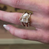 Lyric Toi et Moi engagement ring with wedding bands | Lisa Robin