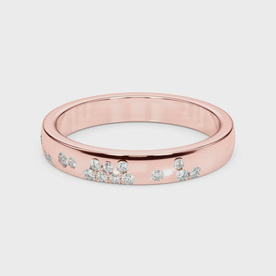 The Jordan Scatter Diamond Narrow Ring | Lisa Robin#color_18k-rose-gold