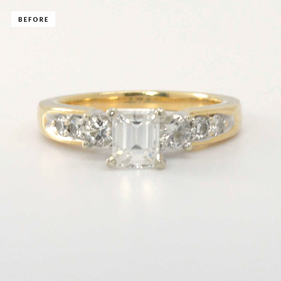 Heirloom wedding ring used for Rejewel by Lisa Robin